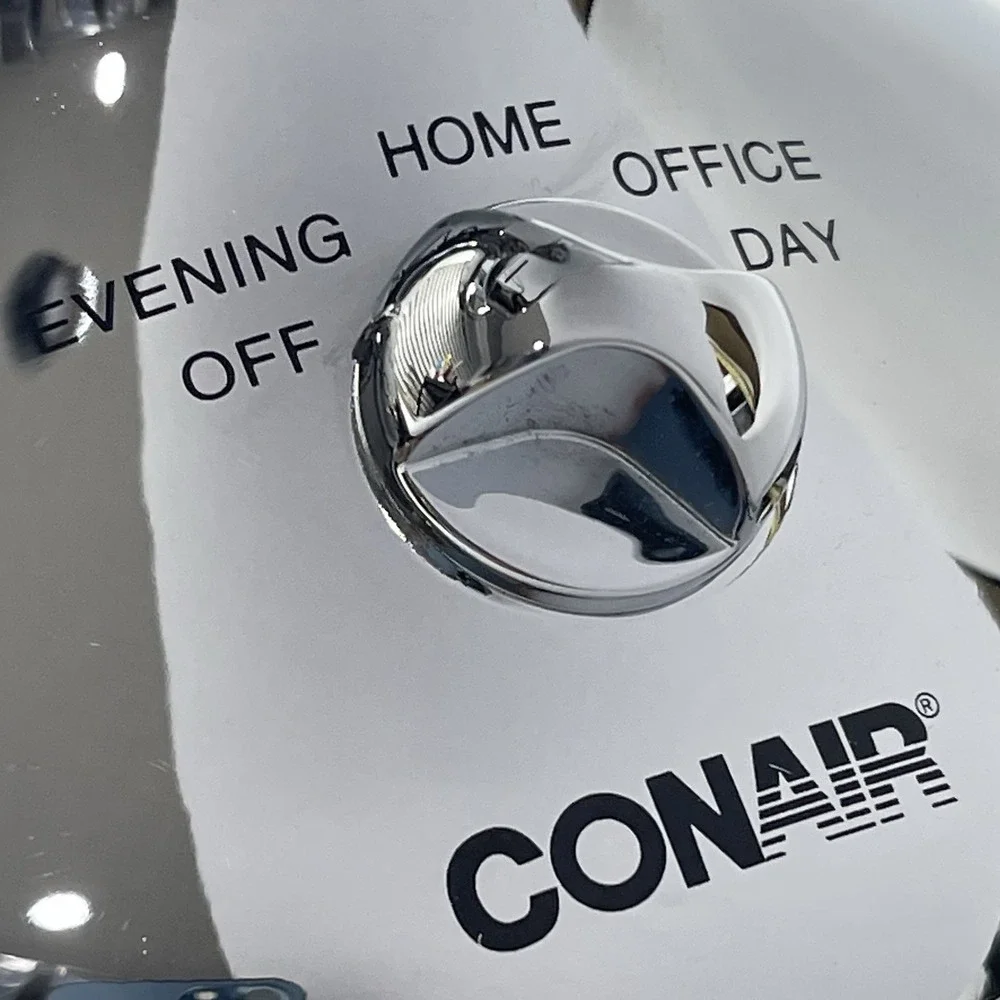 Conair Lighted Double Sided Oval Bathroom Mirror BE18LC 1x and  5x Magnification